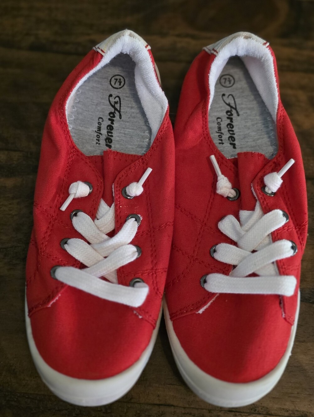 Red Slip On Sneakers
